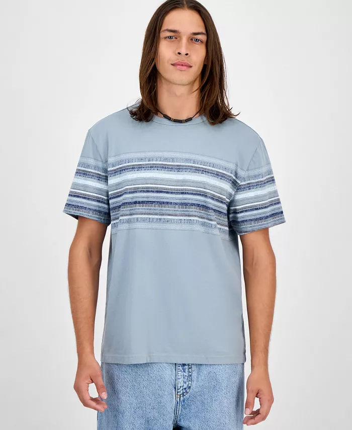 

Мужская футболка в полоску Sun + Stone, синий