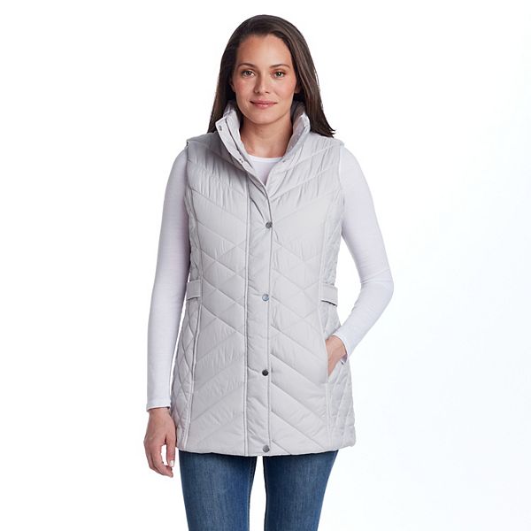 

Женский стеганый удлиненный жилет Weathercast, Zinc
