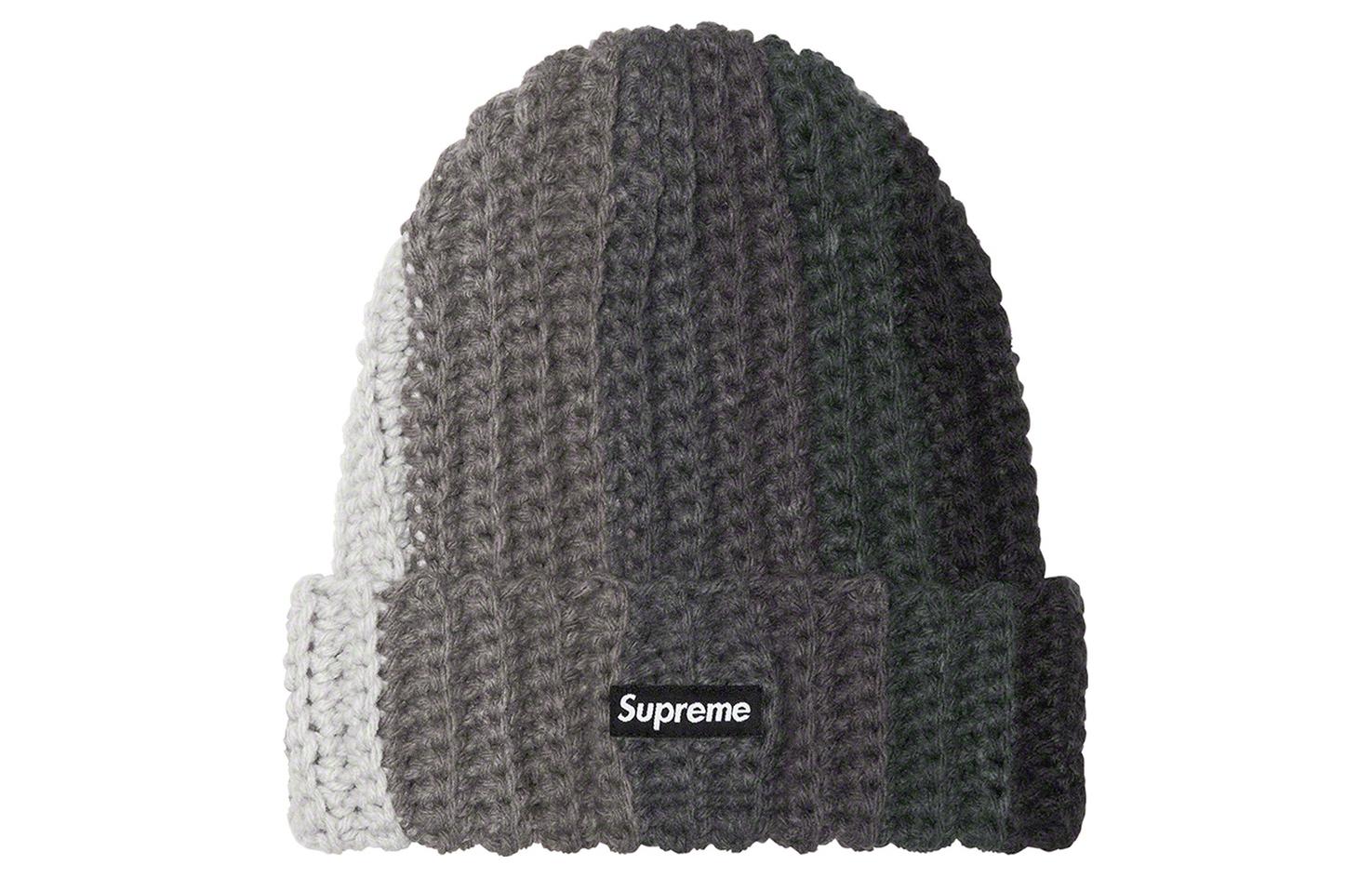 

Градиентная вязаная шапка Supreme, красный градиент