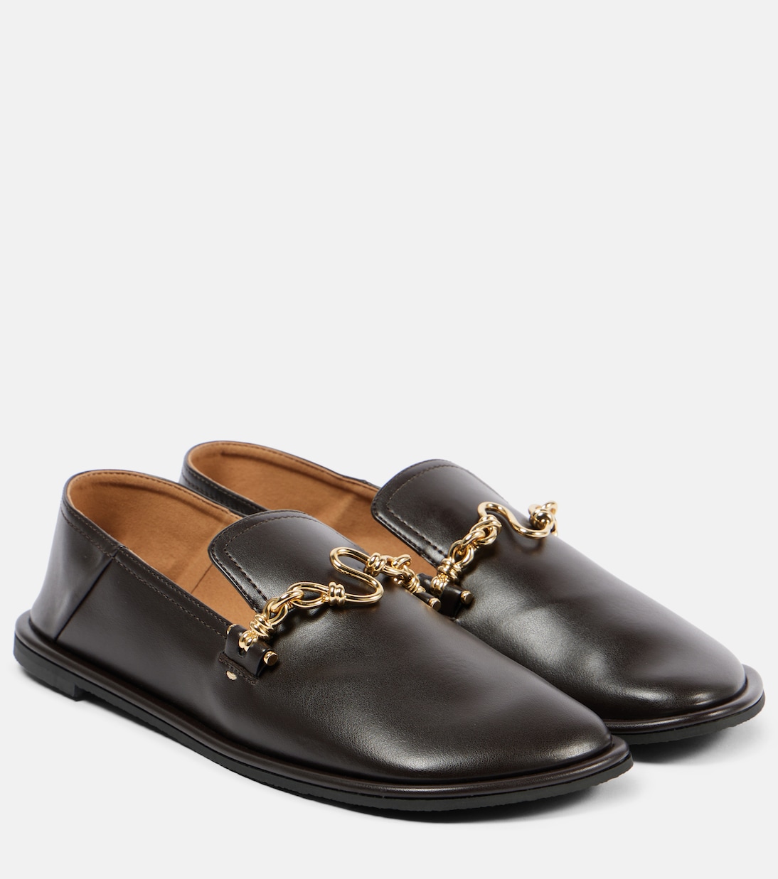 Лоферы Ryder из искусственной кожи Stella McCartney, кофе
