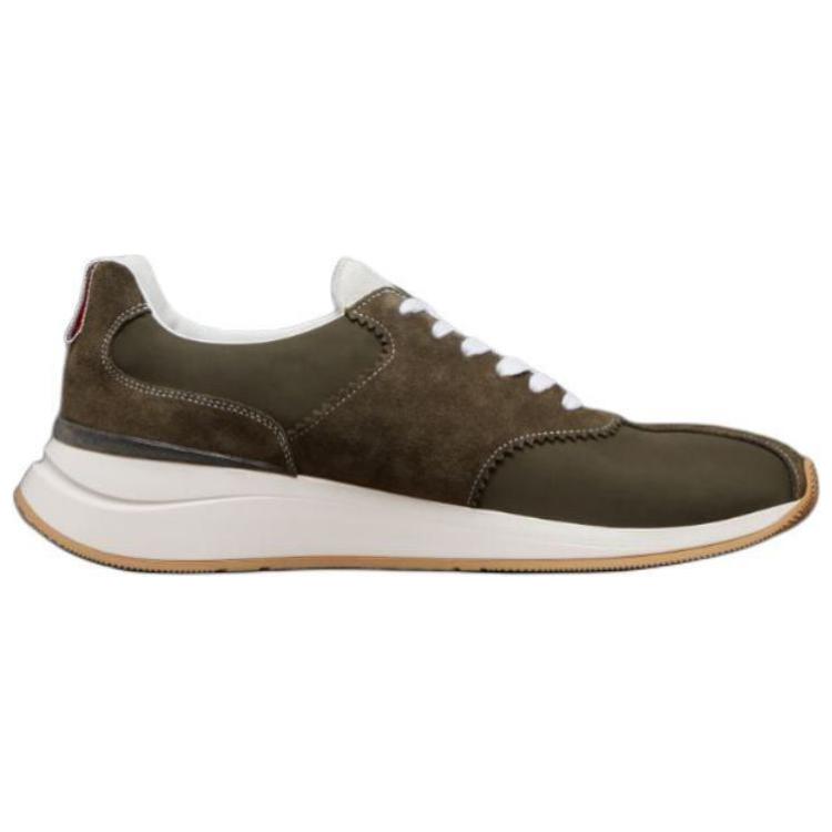 THOM BROWNE Split Suede Casual Shoes мужские зеленые — фото 2