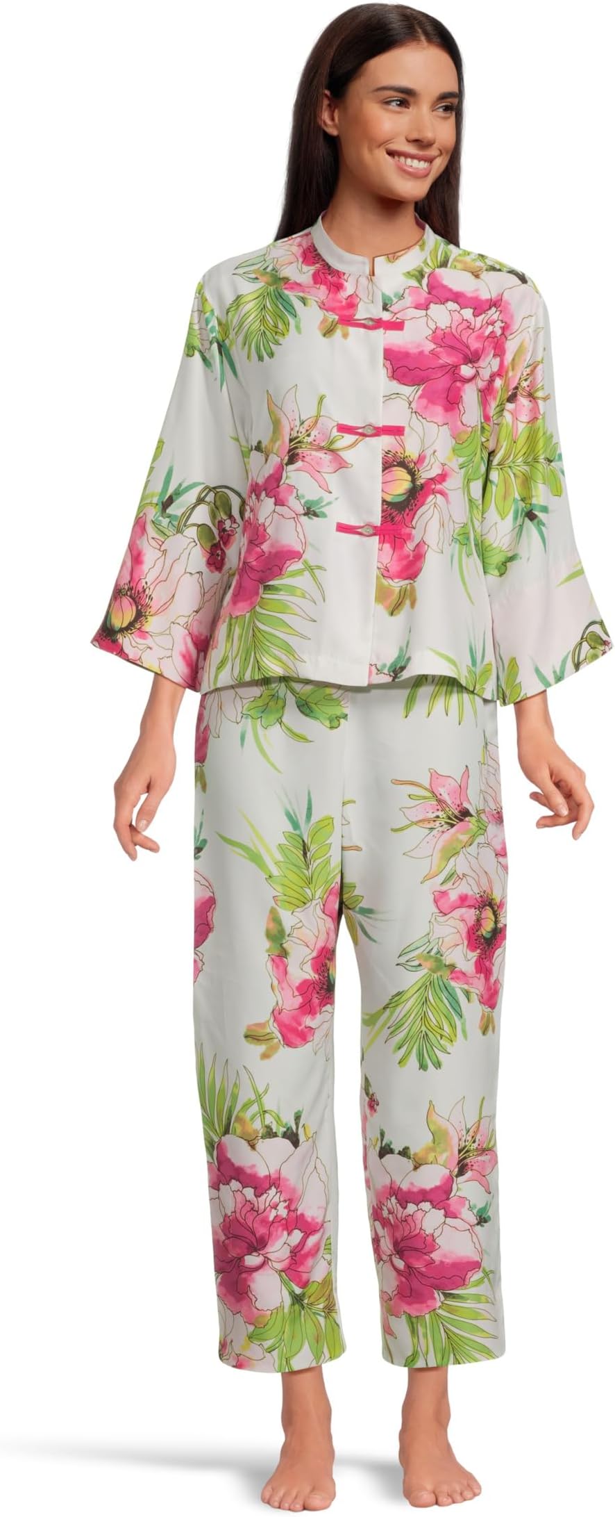 

Женская пижама Sonomi Mandarin Natori, White/Multi