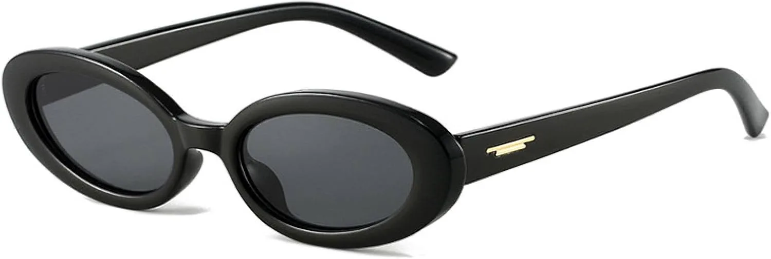 

Солнцезащитные очки с защитой от УФ-излучения UV400 | Маленькие овальные женские очки с заклепками для занятий спортом на открытом воздухе и вождения DSVIGF, 08