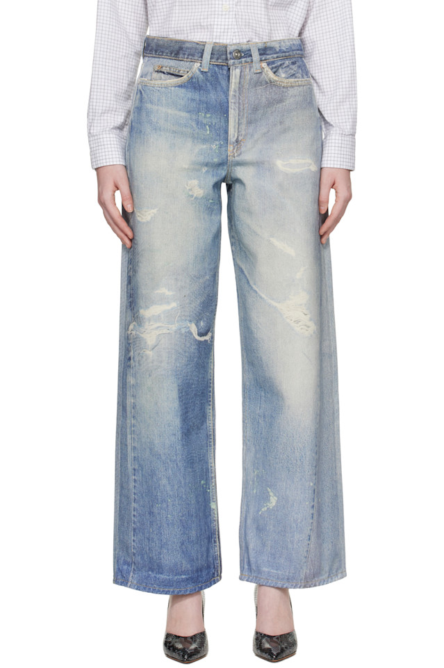 

Our Legacy Синие джинсы прямого кроя