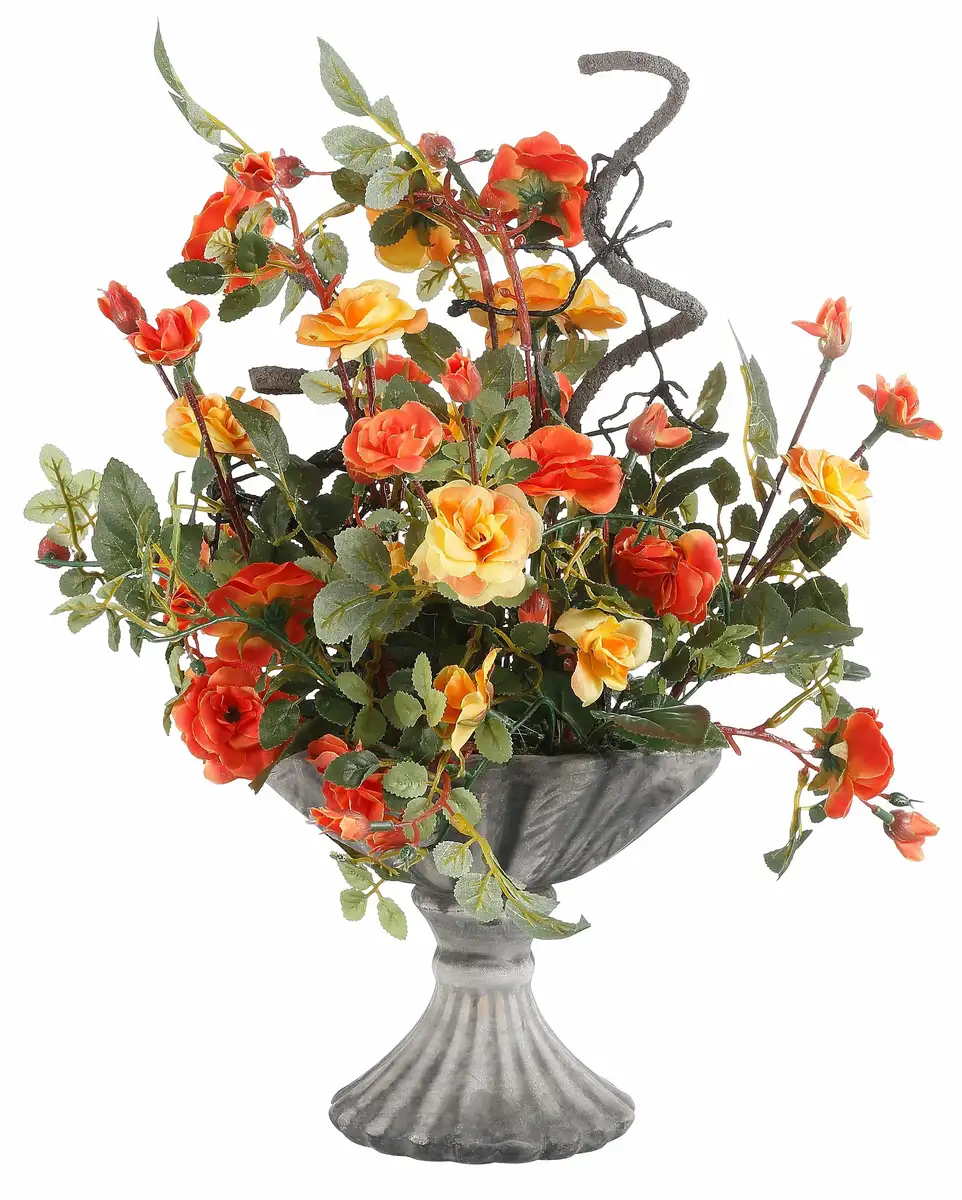 

И.ГЕ.А. Искусственное растение "Дикие розы" I.GE.A. 22х41 см, цвет orange