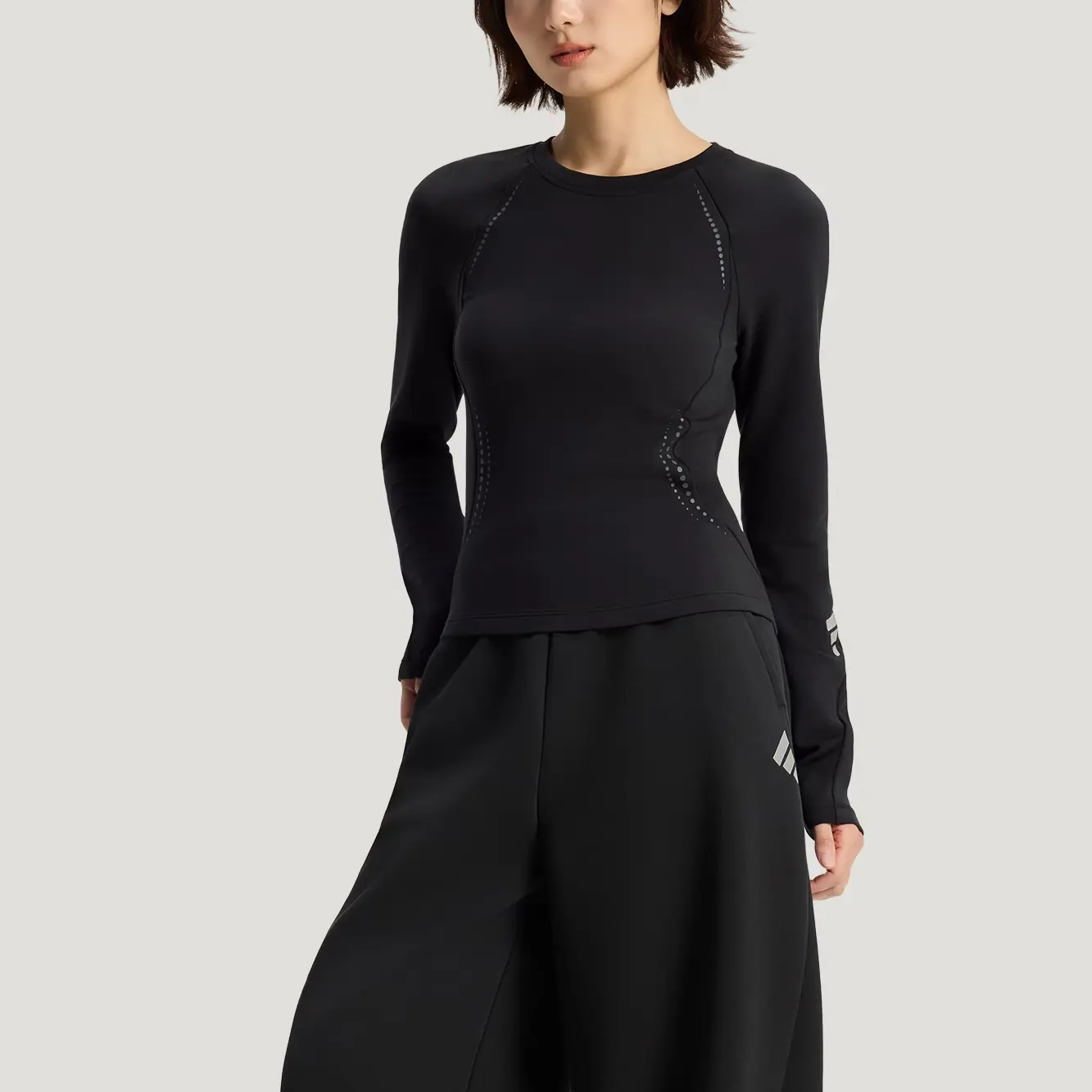 Футболка FOS FW25 женская Adidas, черный — фото 4