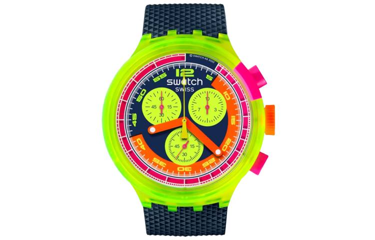 

SWATCH Часы унисекс 47 мм зеленые SB06J100