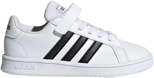 Кроссовки adidas Grand Court, белый/черный/белый — фото 2