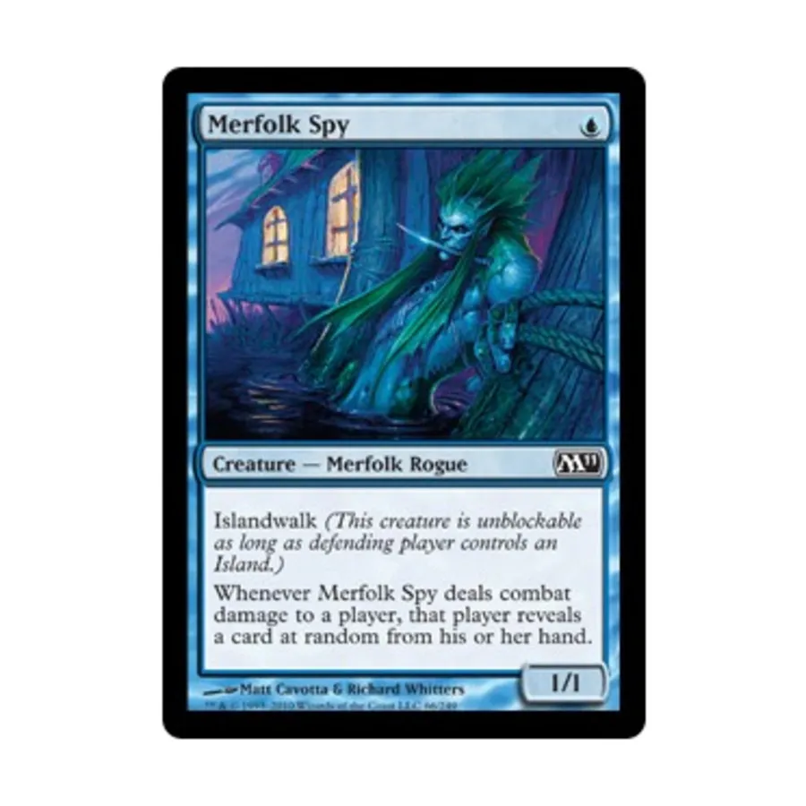 

CCG Мерфолк-шпион (клавиша C), MTG - Magic 2011