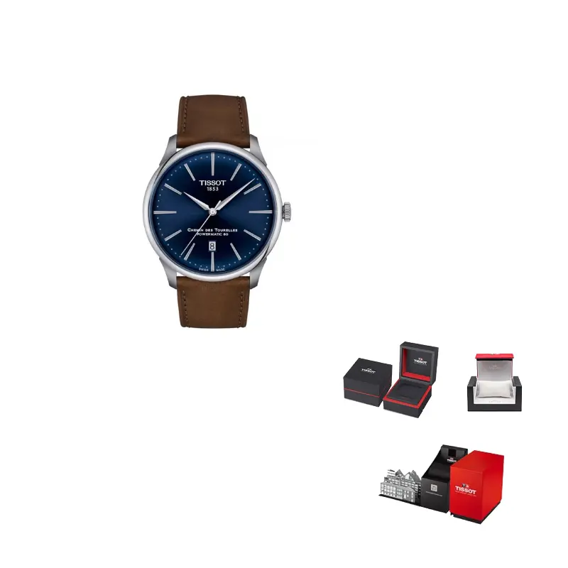 

TISSOT Часы Men's Tourelles Collection Watch, Blue Dial