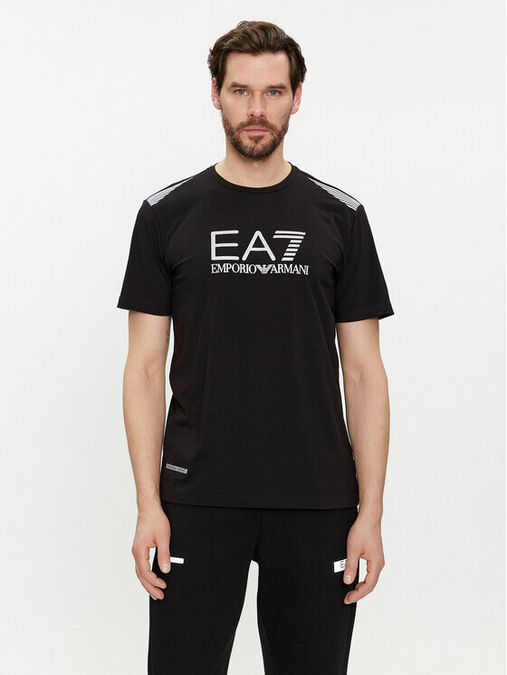 

Футболка стандартного кроя Ea7 Emporio Armani, черный