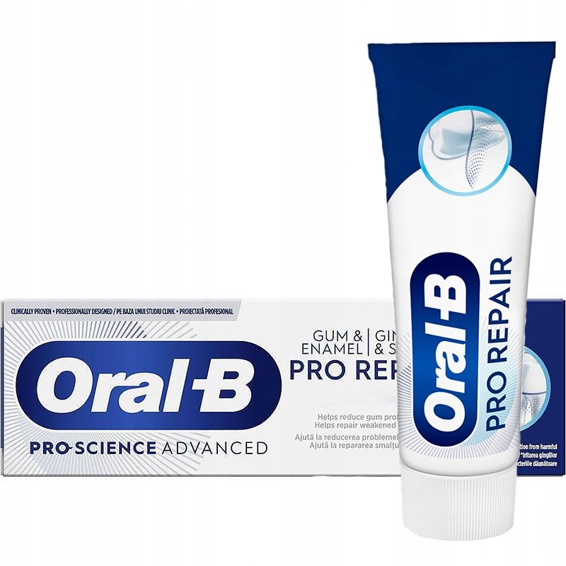 

Зубная паста ORAL-B PRO REPAIR Gum&Enamel Gentle Fresh White 75 мл Inna marka