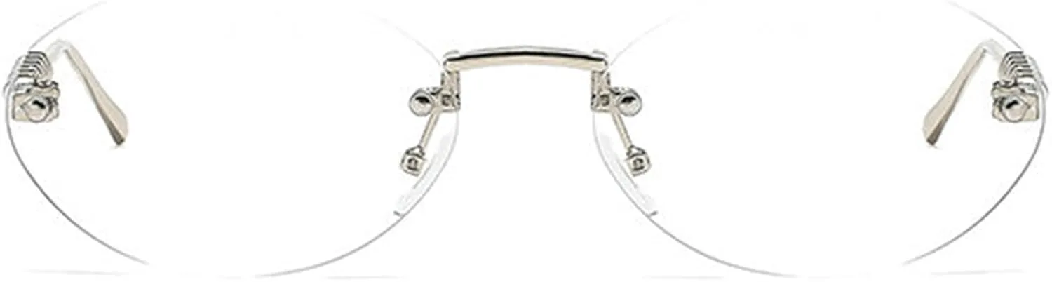 

Овальные солнцезащитные очки Helena для женщин, модные, в маленькой оправе, роскошные, со стразами, стильные, без оправы, защита от УФ-излучения UV400, C10