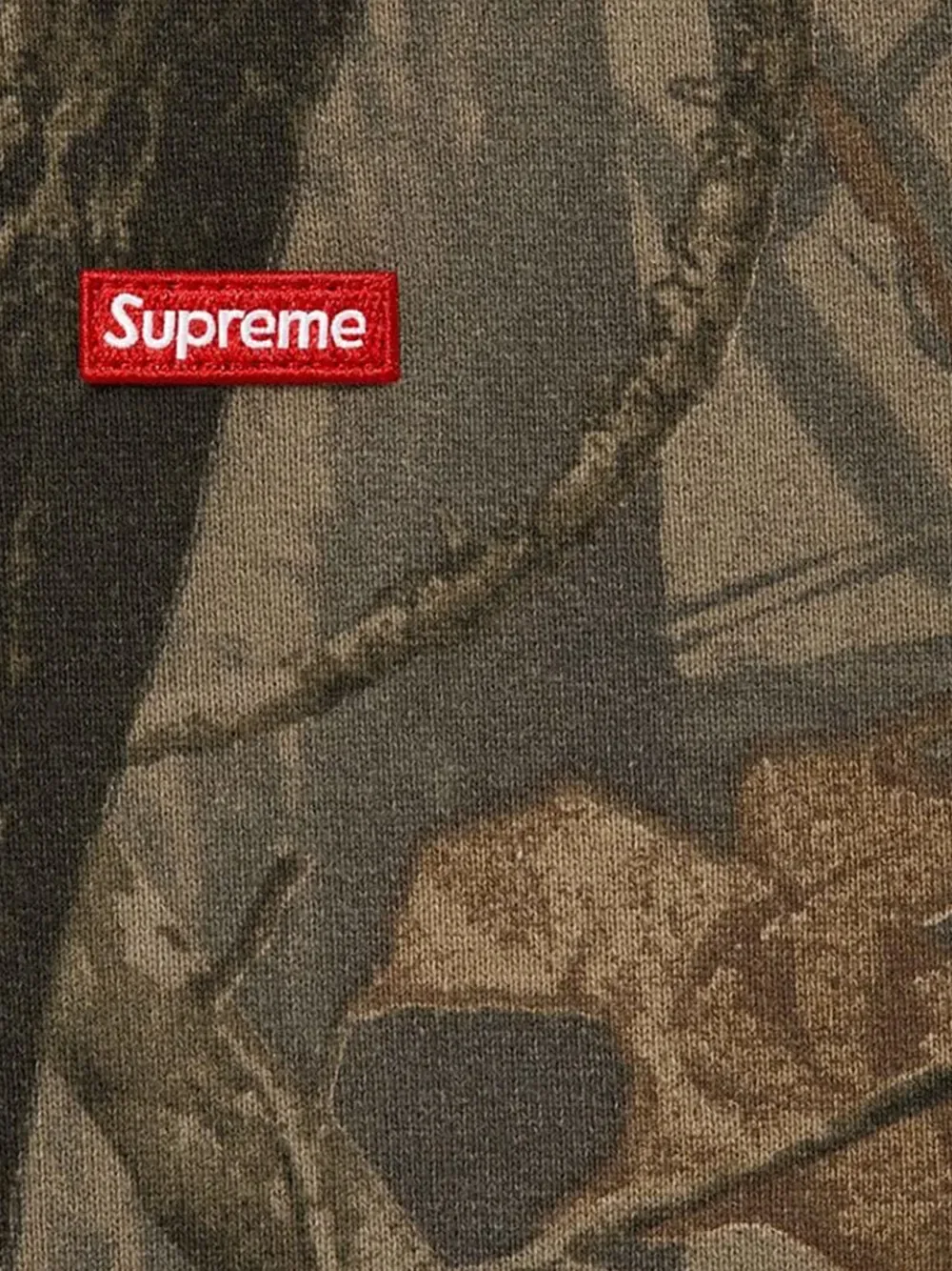 Худи с принтом в виде маленьких коробочек Supreme, коричневый — фото 2