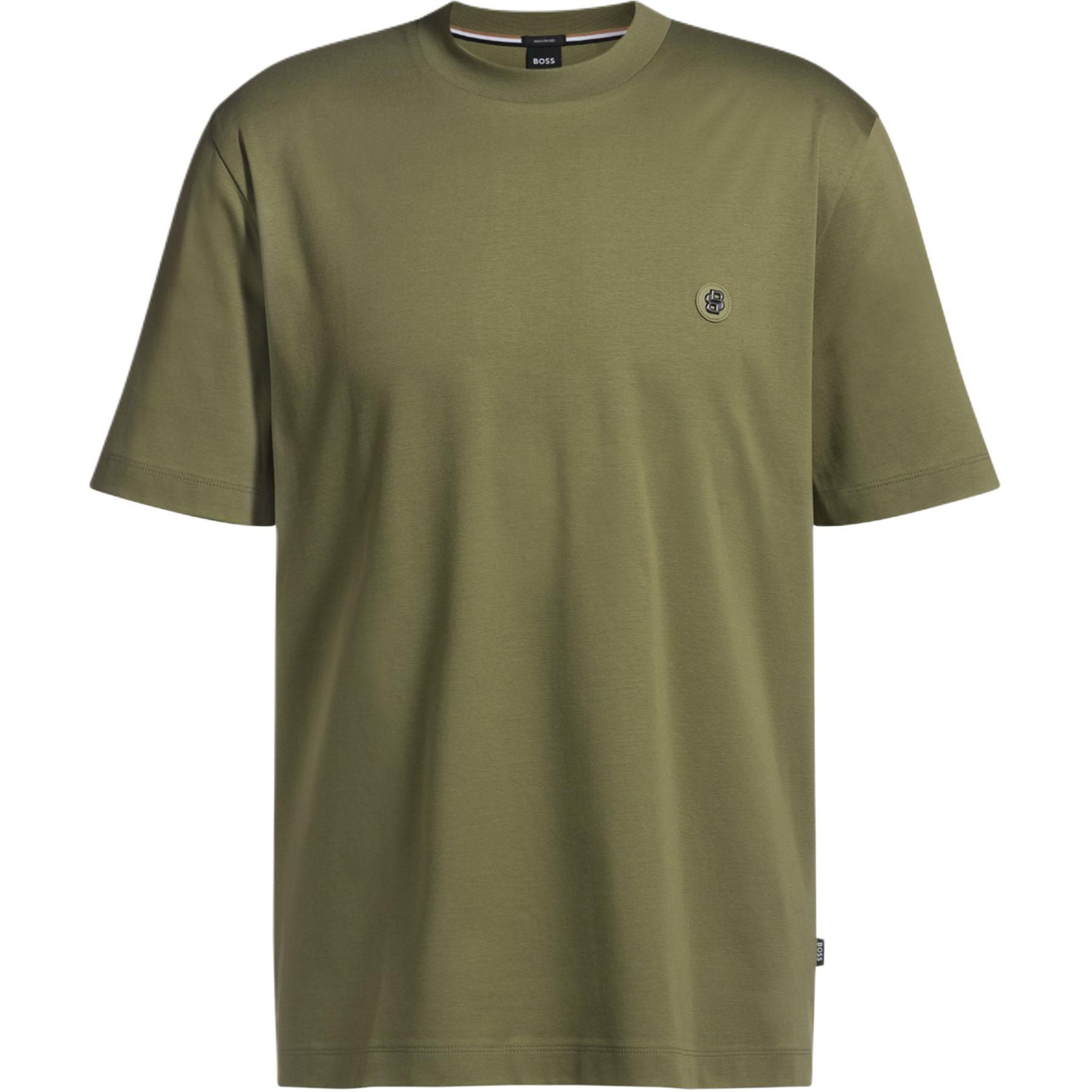 

Босс Дабл Би Монограмма Футболка с длинным рукавом HUGO BOSS, зеленый