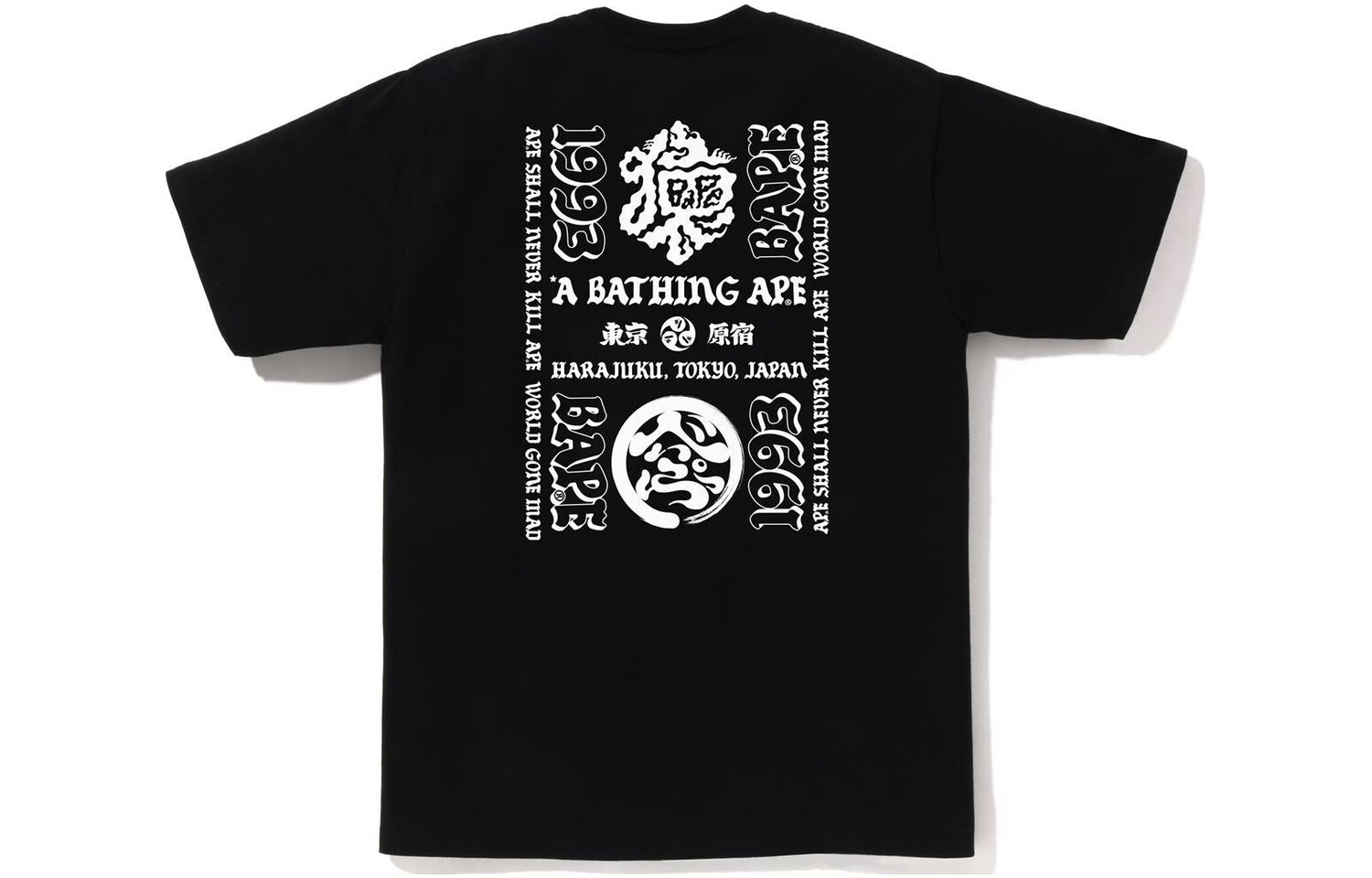 Футболка с надписью BAPE Japan Culture A Bathing Ape, светло-розовый — фото 2