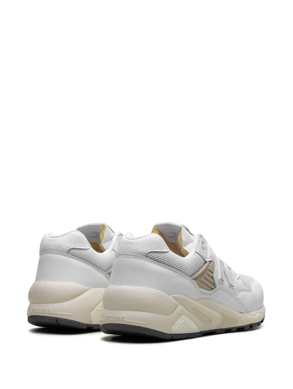 Кроссовки 580 White/Tan NEW BALANCE, белый — фото 3