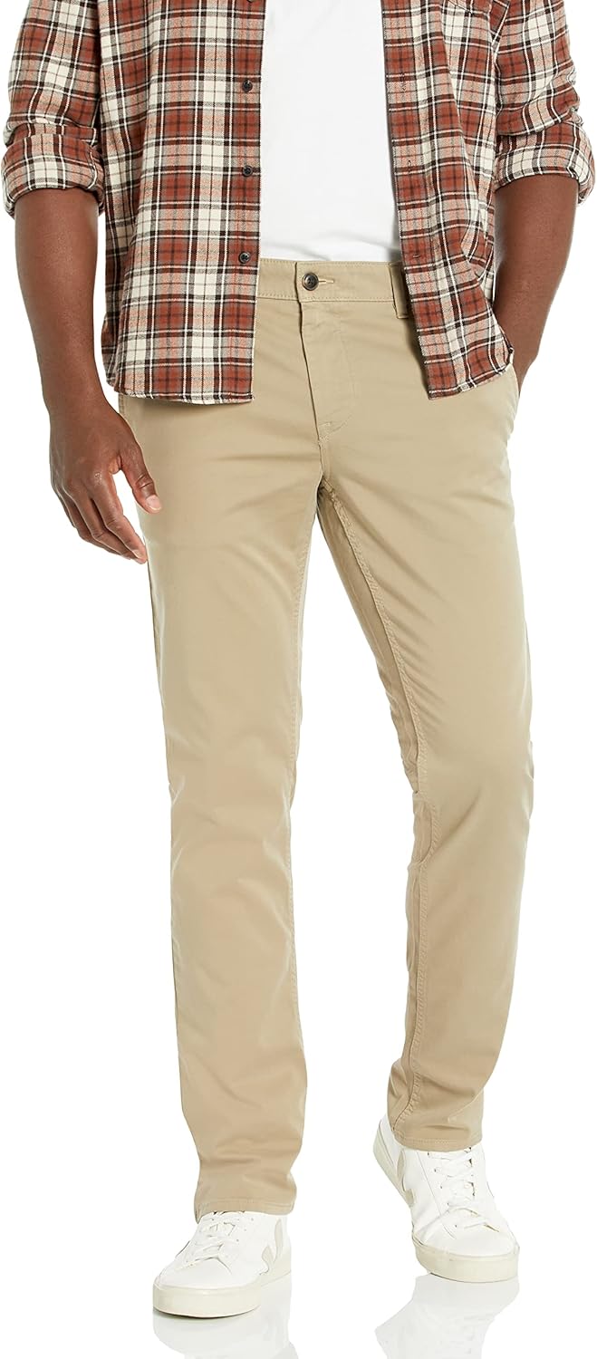 

BOSS Мужские эластичные чиносы Regular Fit, Light Brown