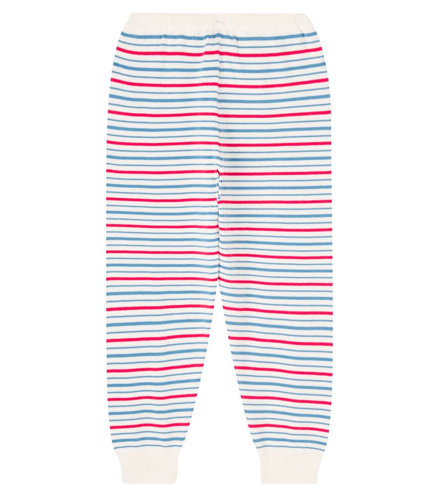 Полосатые хлопковые спортивные штаны Mani Konges Sløjd, Antique Stripe — фото 3