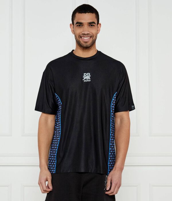 

Футболка dinokey_rb Relaxed fit Hugo, черный