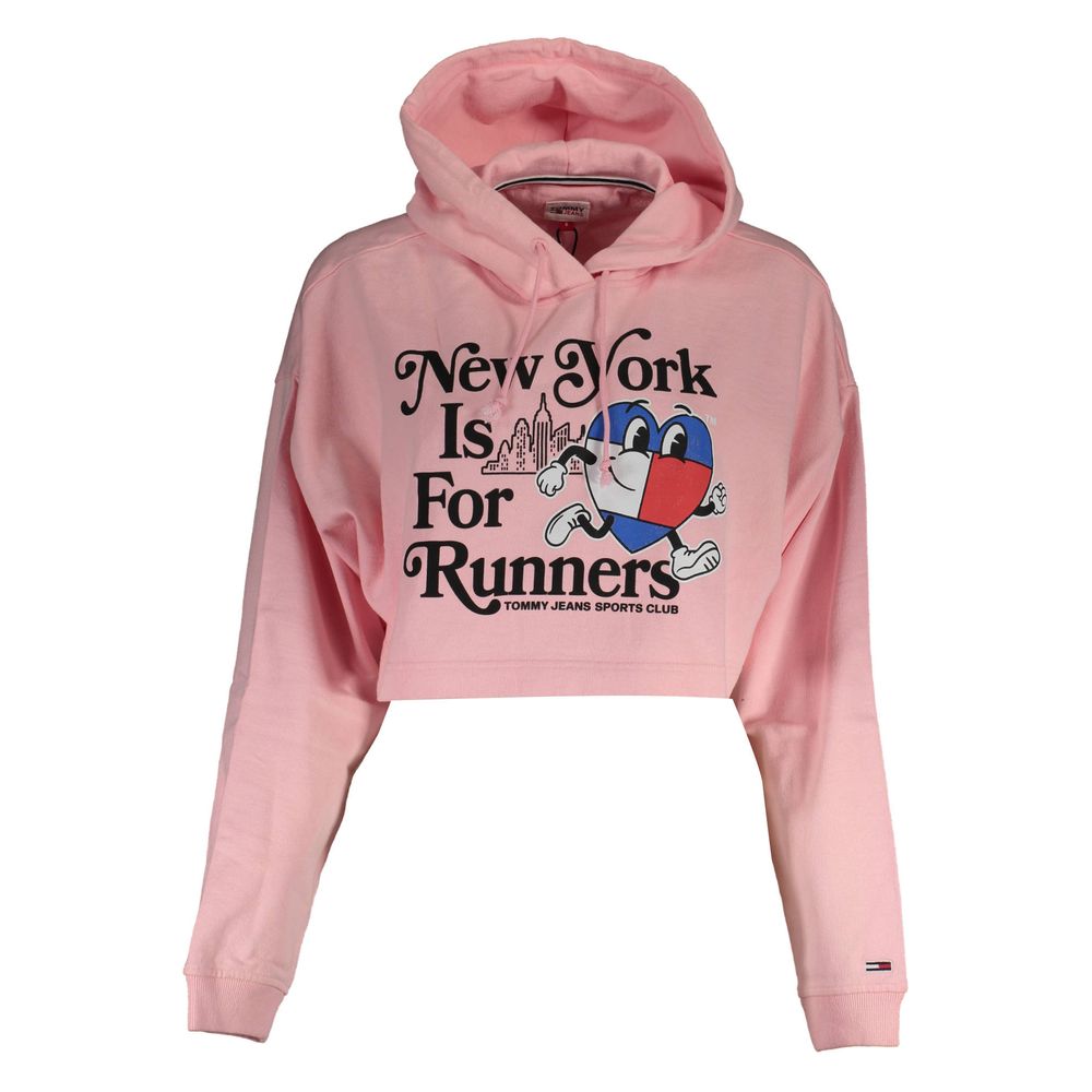 

Розовый хлопковый женский свитер Tommy Hilfiger