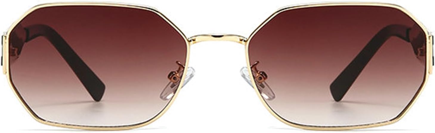 

Солнцезащитные очки Willochra Retro Square для женщин и мужчин, винтажные дизайнерские солнцезащитные очки в металлической оправе, очки для вождения, защита от ультрафиолета UV400, C3