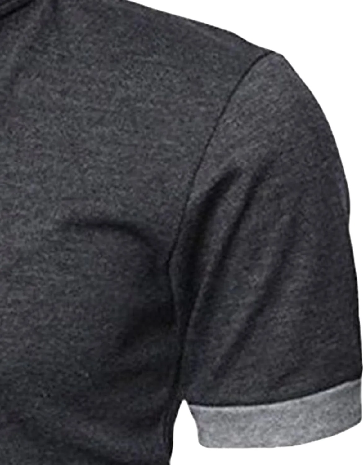 Мужская вязаная толстовка на четверть молнии casual slim fit в полоску — фото 4