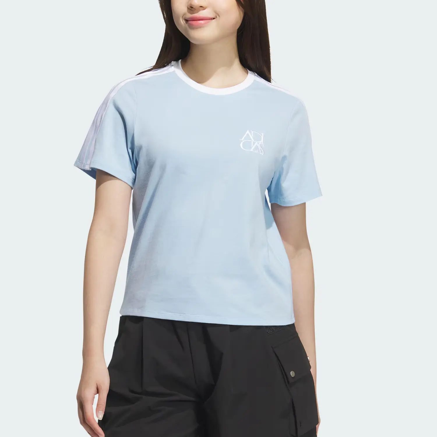 Adidas Футболка Dance SS25 женская blue — фото 3