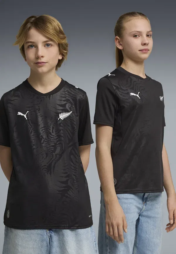 Футболка сборной Новой Зеландии National Team Wear Puma, черно-серебристый — фото 2