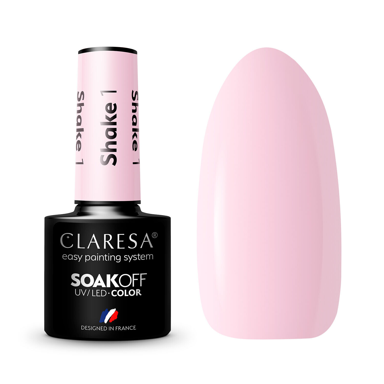

Гибридный лак для ногтей 1 Claresa Shake, 5 гр