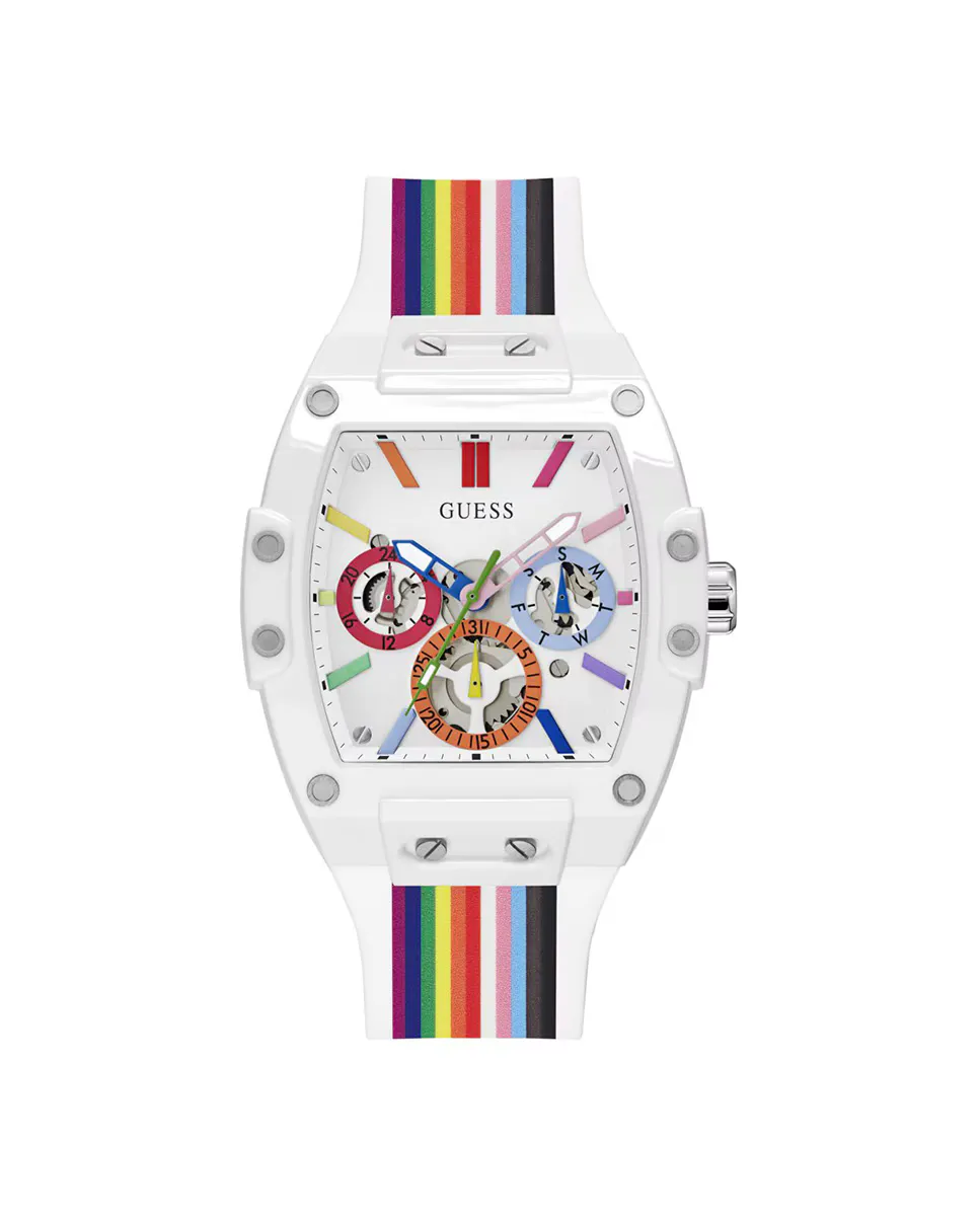 

Мужские часы Phoenix GW0720G1 из силикона с разноцветным ремешком Guess