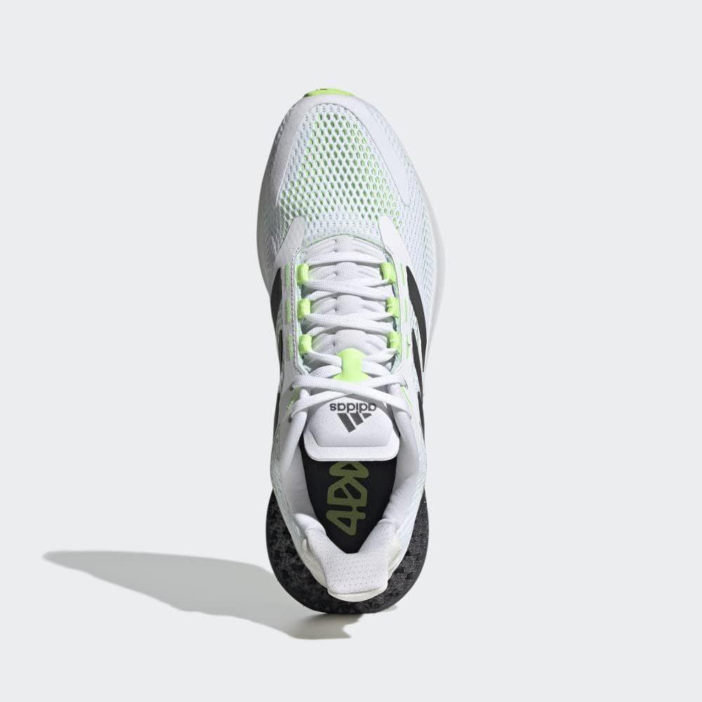 Кроссовки adidas Men's 4DFWD 2, белый/черный/зеленый — фото 4
