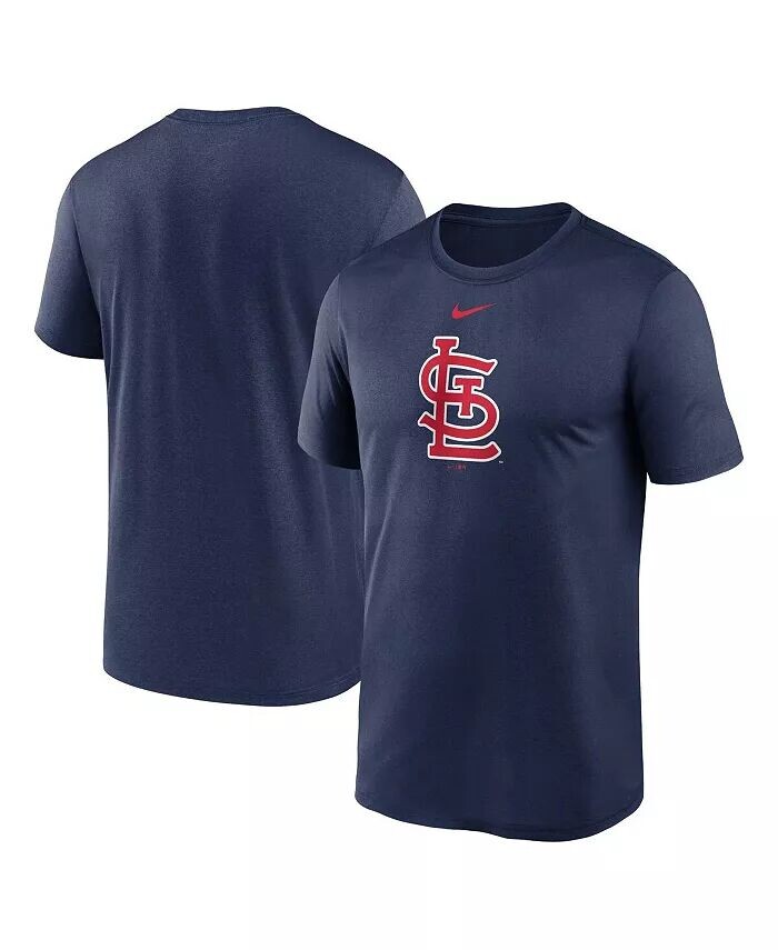 

Мужская темно-синяя футболка St. Louis Cardinals Legend Fuse с большим логотипом Nike