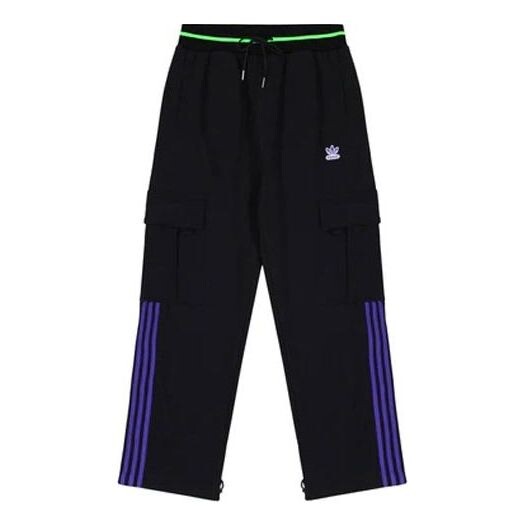 

Спортивные штаны adidas originals x SANKUANZ Crossover Cargo Straight Loose Sports Pants Black, черный