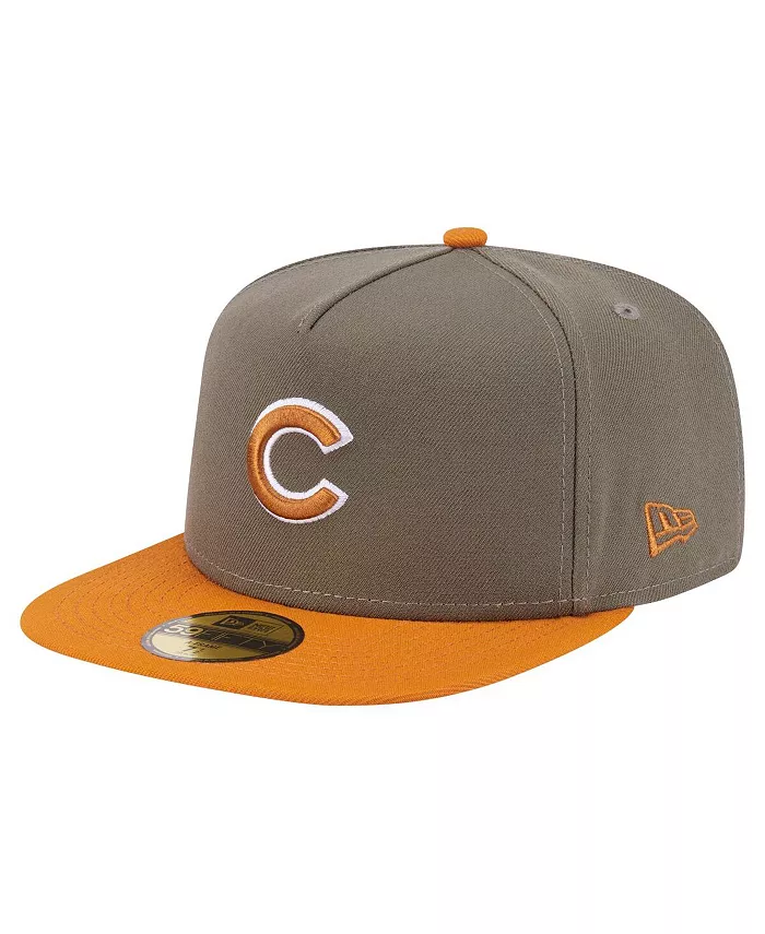 

Мужская кепка Chicago Cubs оливково-оранжевого цвета, двухцветная, A-образная, размер 59FIFTY New Era