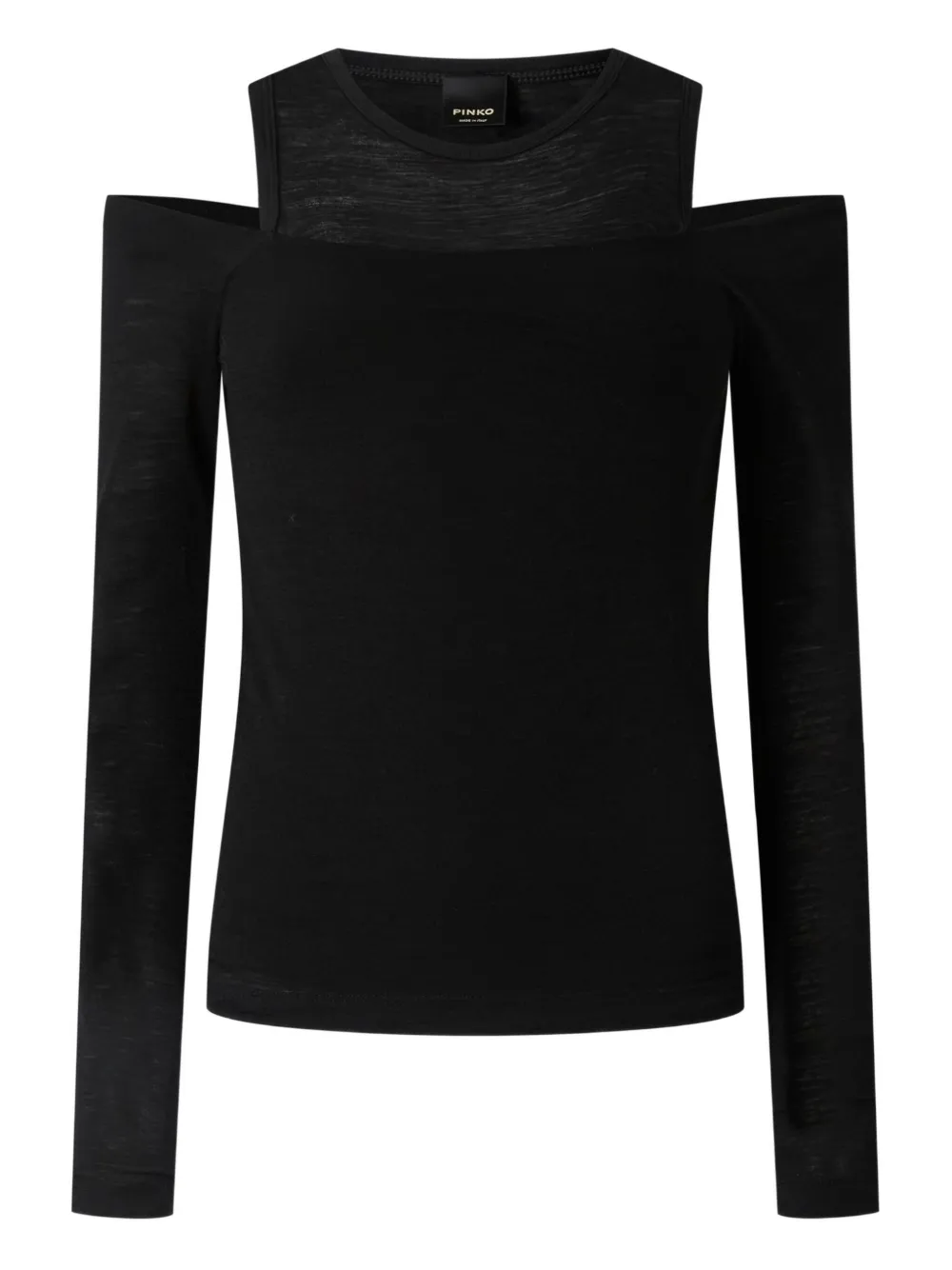 

Свитер Guadalupe с открытыми плечами Pinko, черный