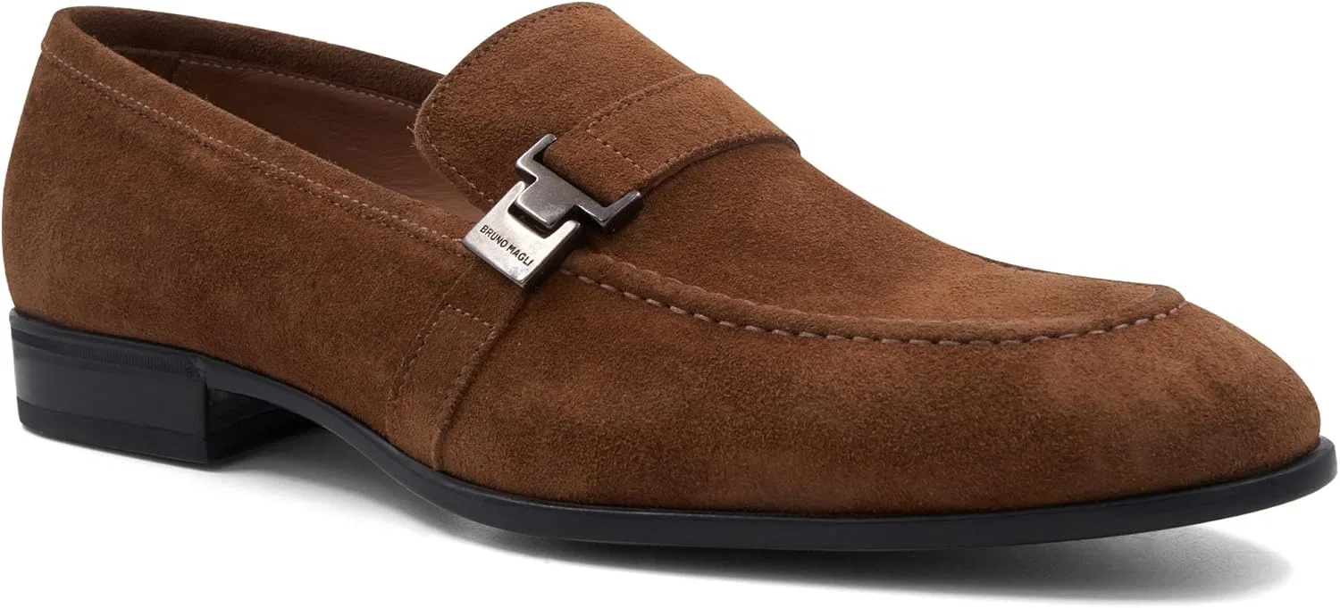 Лоферы Bruno Magli, Cognac Suede