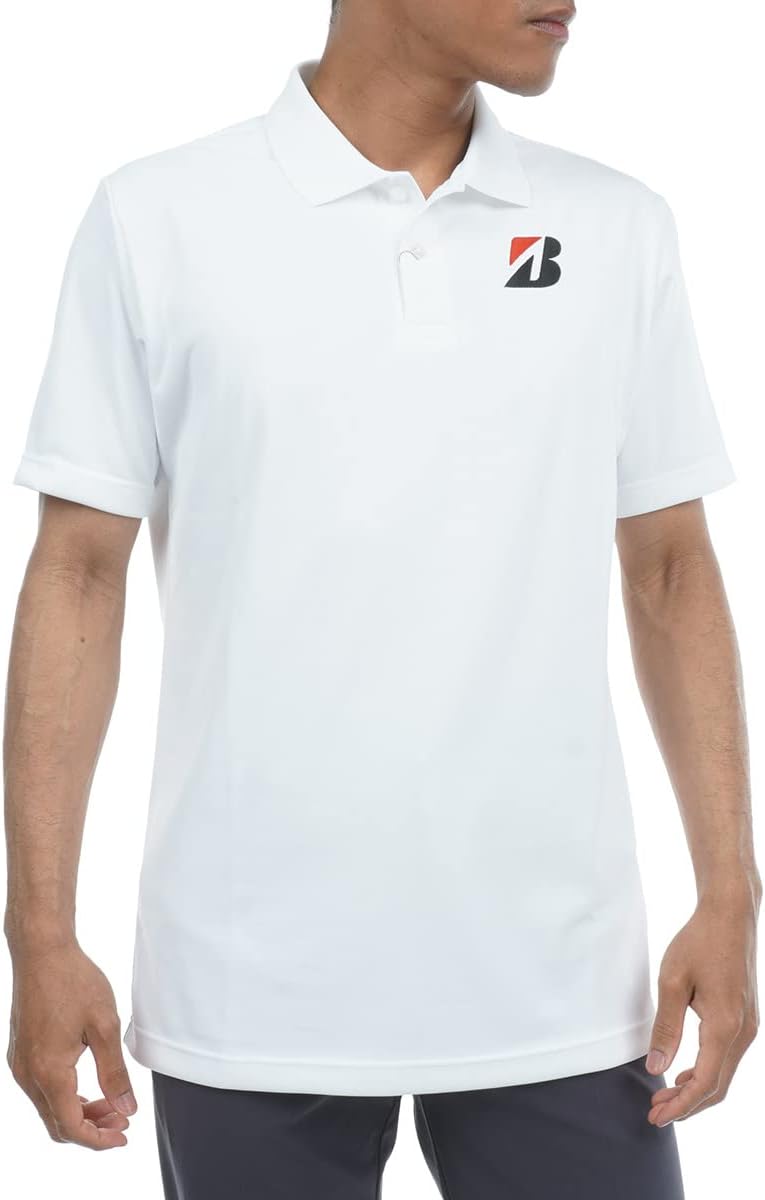 

Мужская поло-рубашка Bridgestone Golf TOUR B с коротким рукавом, белый