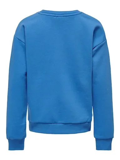 

Толстовка KIDS ONLY "KOGZIGGY L/S MARSEILLE O-NECK BOX SWT", цвет Super Sonic