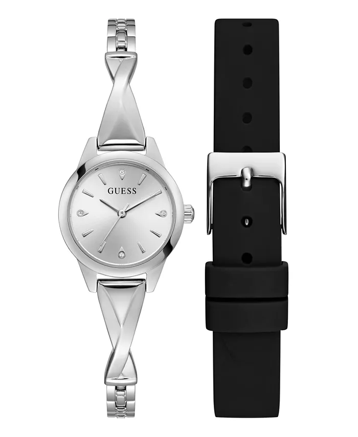 

Женские серебристые аналоговые часы, 26мм Guess