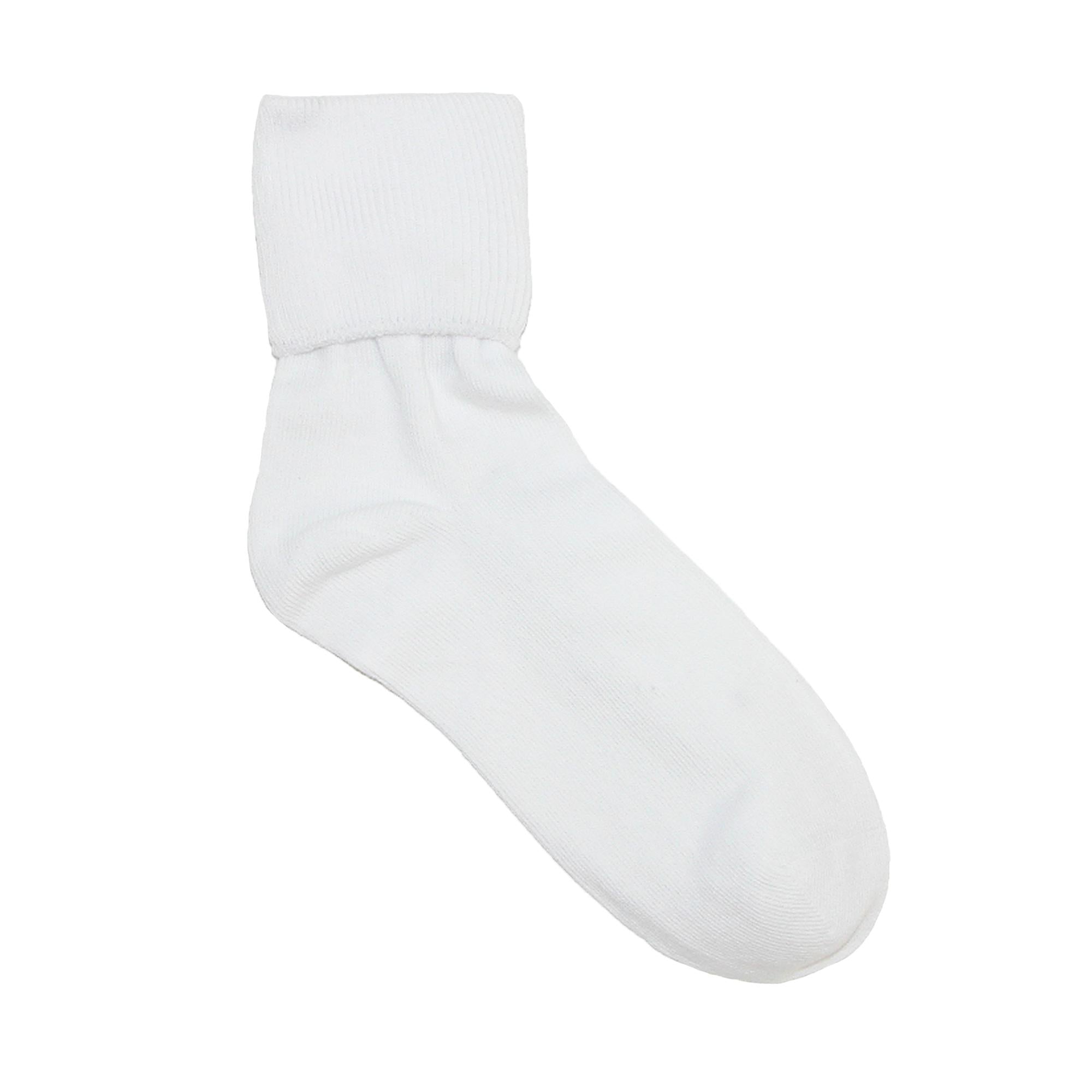 

Женские носки из органического хлопка с отворотом Jefferies Socks, белый