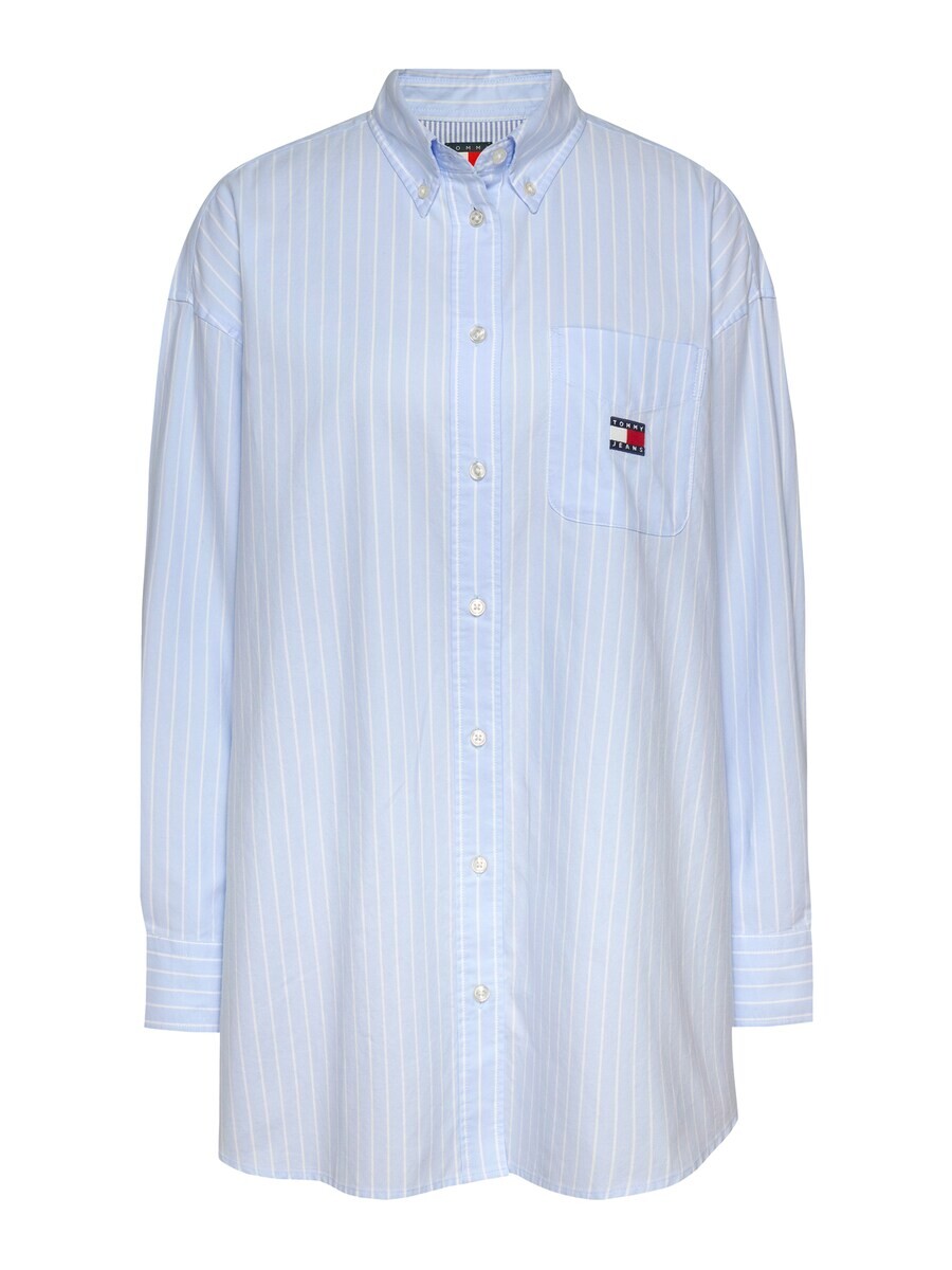 

Длинная блузка Tommy Jeans Regular fit Blouse, светло-синий