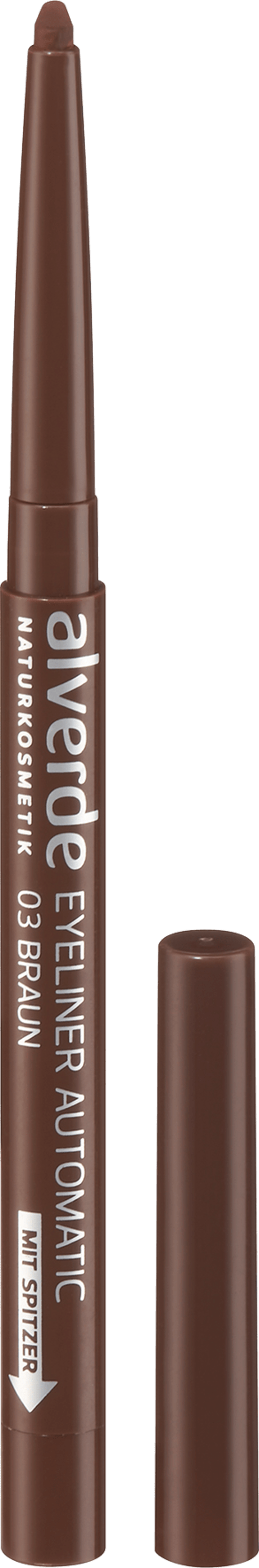 

Подводка для глаз alverde NATURKOSMETIK Eyeliner Automatic 03 Braun, 0,3 g