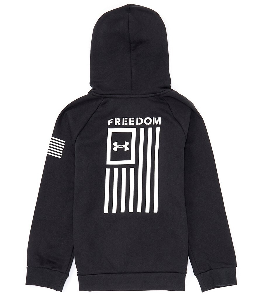 

Толстовка Freedom Rival с длинными рукавами Under Armour для больших мальчиков 8–20, черный