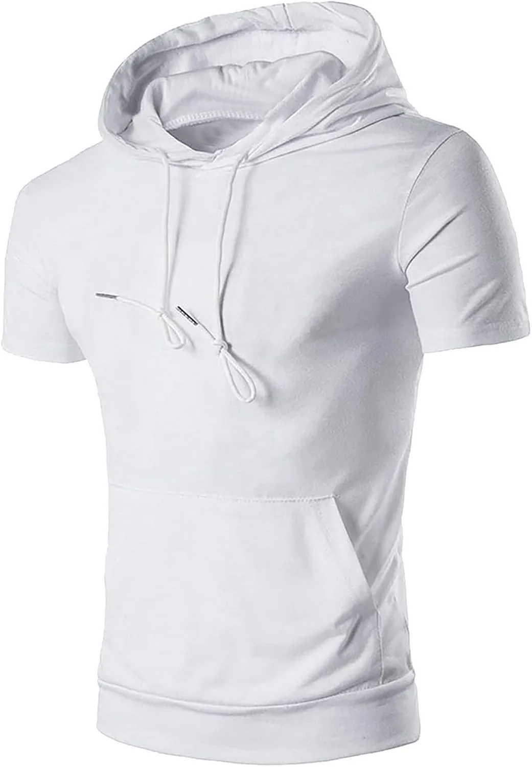 

Мужская футболка с капюшоном и карманом