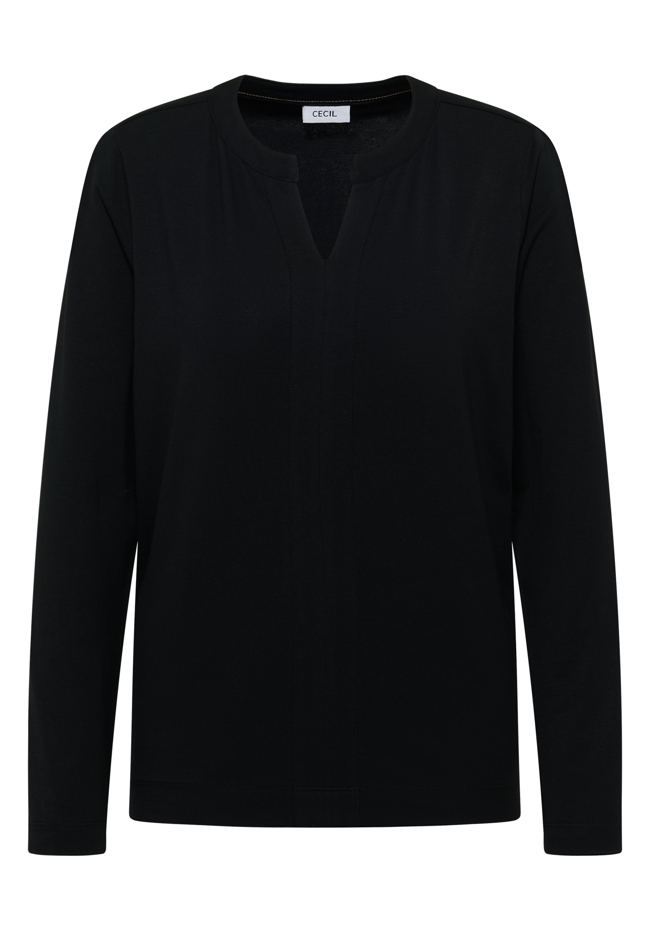 

CECIL Лонгслив в черном цвете