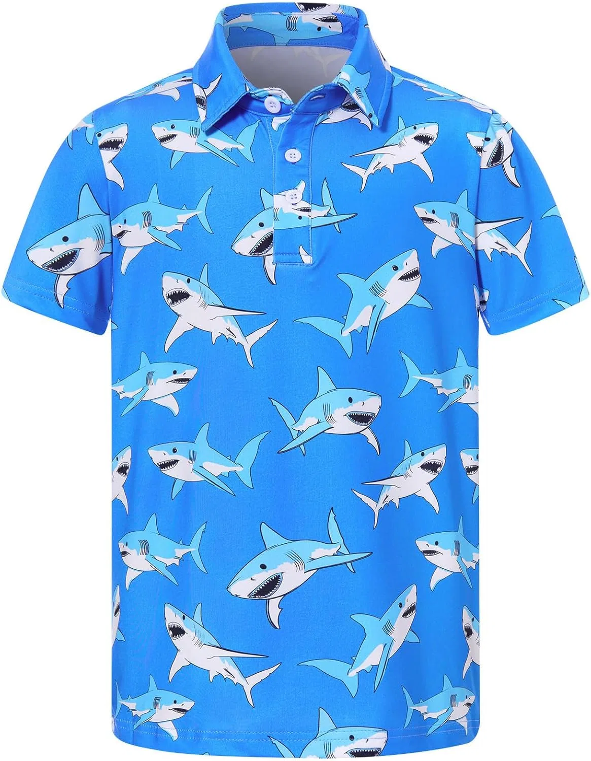 Детская polo рубашка Cuddomper, Blue Sky, размеры 5-14