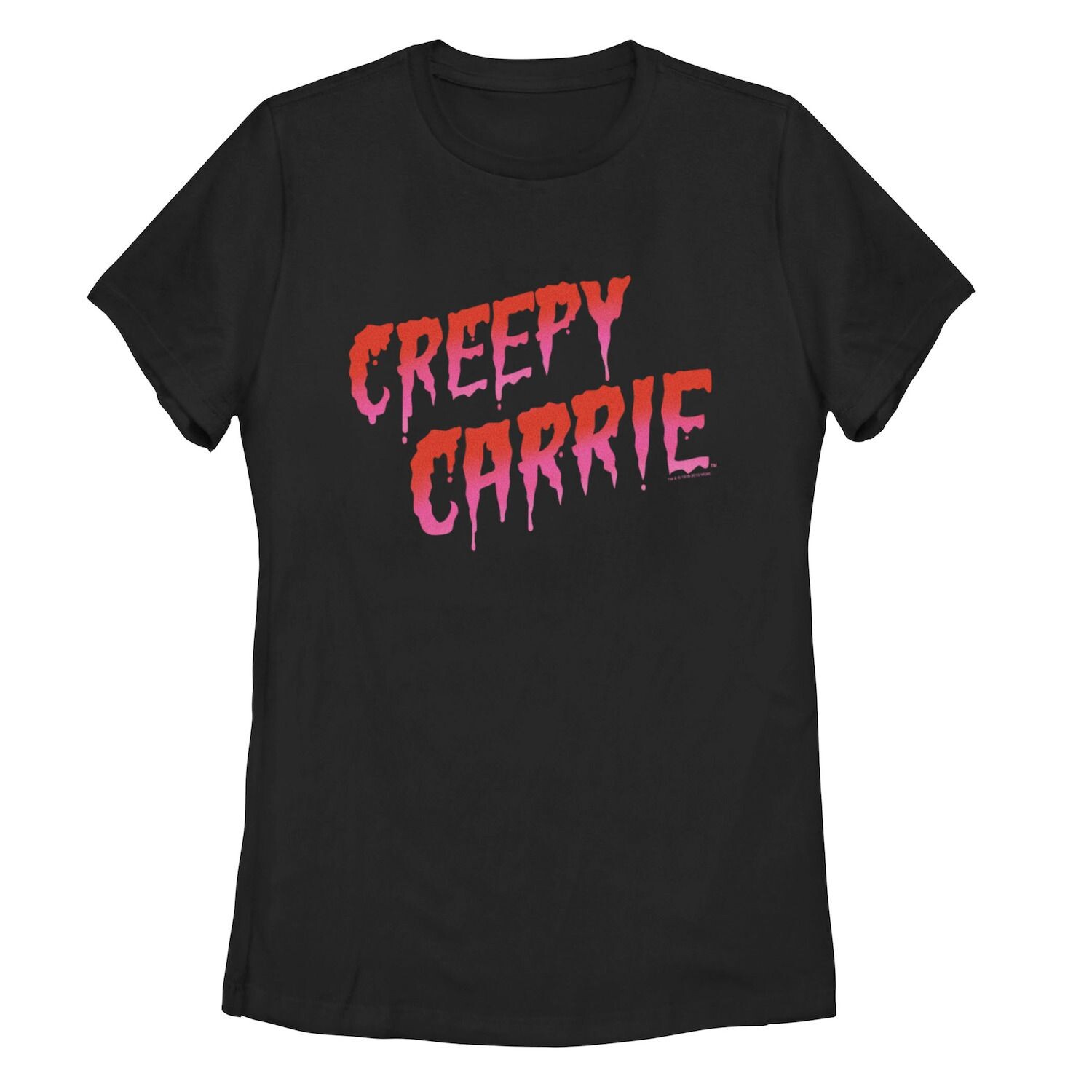 

Классическая футболка с логотипом Creepy Carrie для юниоров Licensed Character