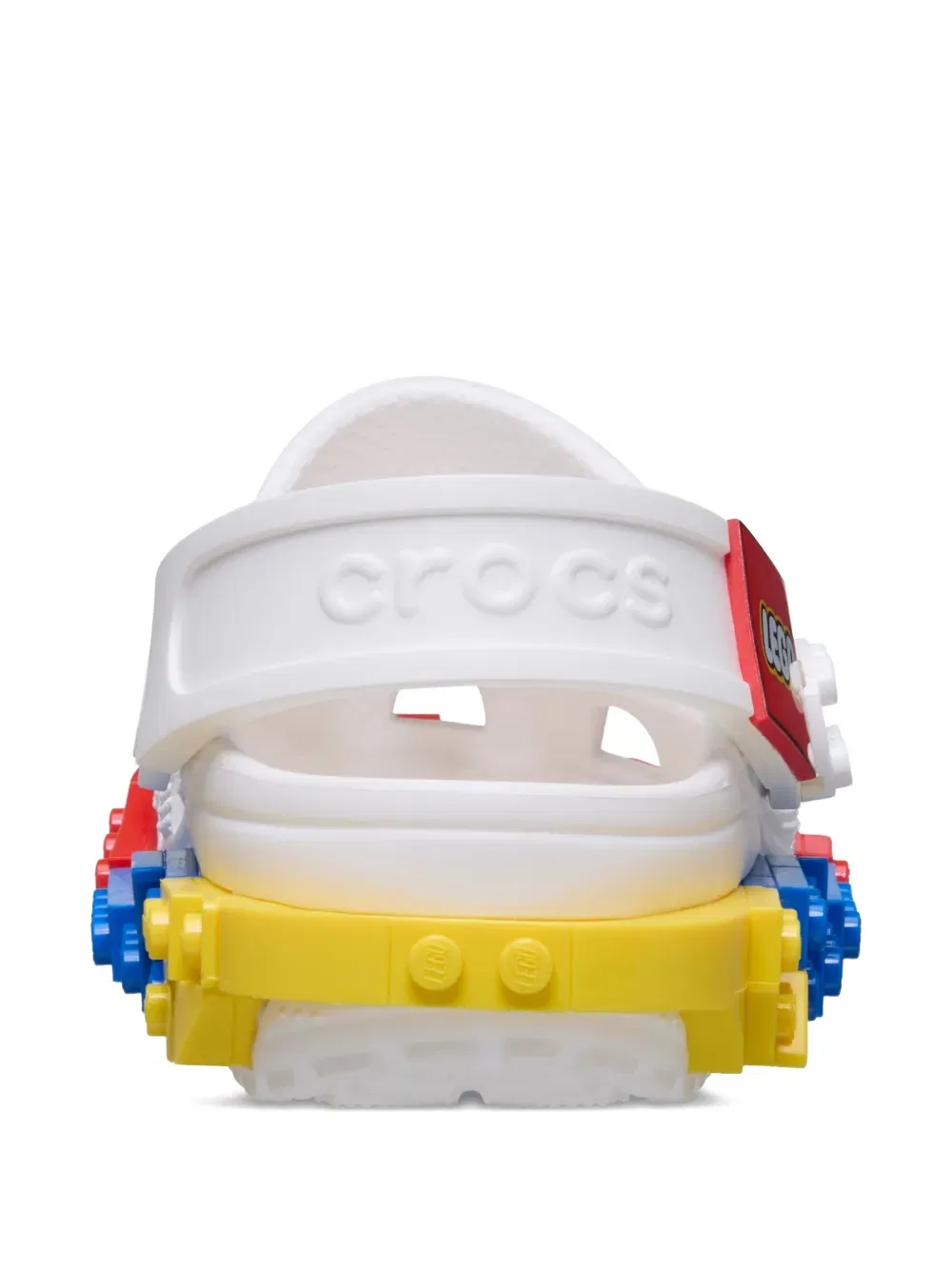 Перфорированные сандалии X Lego Creative Crocs Kids, белый — фото 4