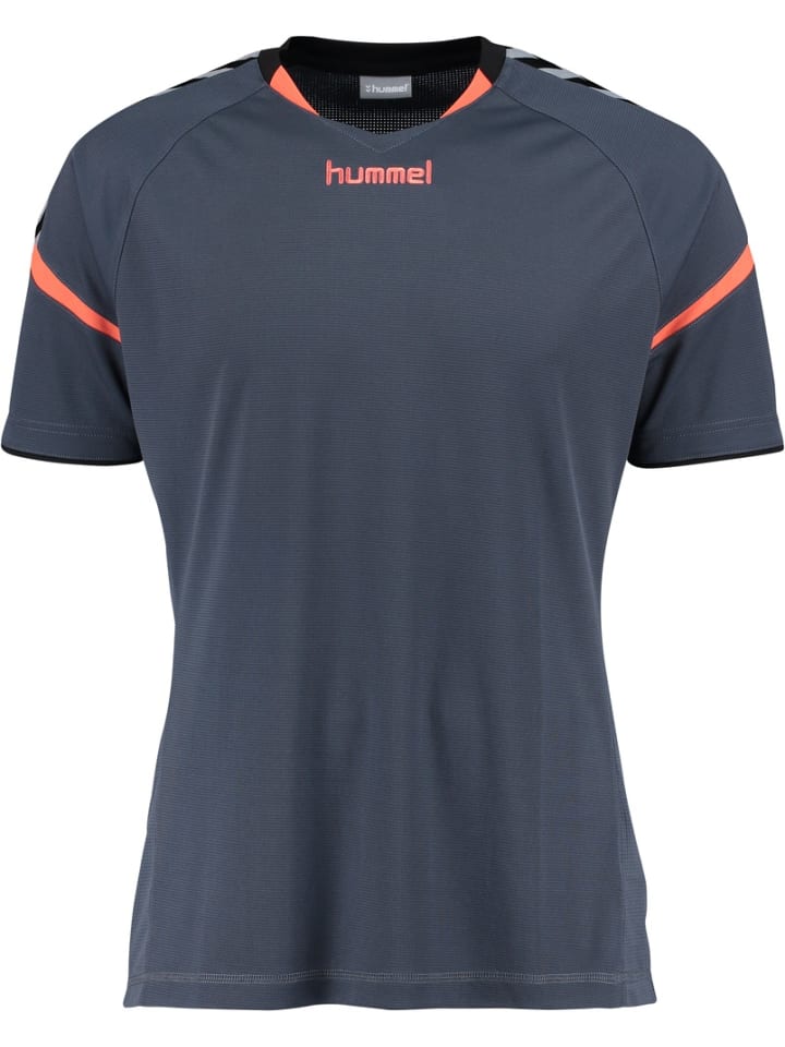 

Hummel Футболка "Auth. Charge SS Poly Jersey" синего цвета